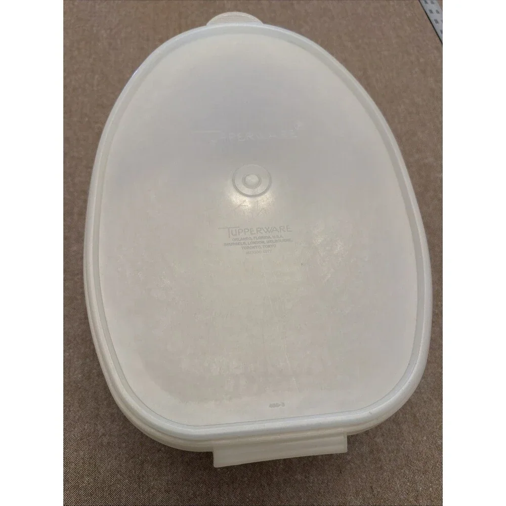 Tupperware ROAST FLAVOR SAVER Turkey/Ham/Chicken Keeper #487-1 Vintage 2 W/ Lid